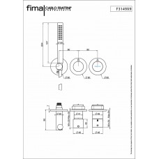 Змішувач для душу Fimatherm (F3149X9CR) Fima