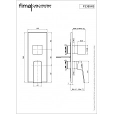 Змішувач Fit (F3389X6CR) Fima