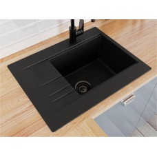 Кухонна мийка BODRUM 650 black