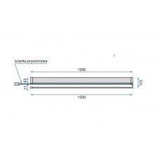 поличка Rea Evo gold (HOM-0653)