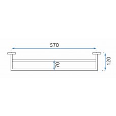 полотенцедержатель Rea Erlo хром (REA-80003)