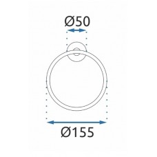 полотенцедержатель Rea Mist золото (REA-80029)