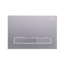 Комплект: Qtap Swan унитаз напольный Rimless QT16223178W + Nest комплект инсталляции 2в1 (линейная клавиша Satin) QT0122490S4Q1 + QT0111M08382SAT