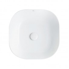 Раковина-чаша Qtap Kolibri 430х430х150 White с донным клапаном QT1011K396W