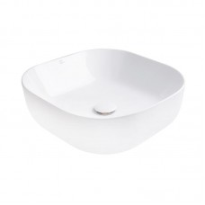 Раковина-чаша Qtap Kolibri 430х430х150 White с донным клапаном QT1011K396W