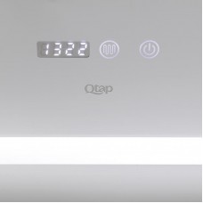 Зеркало Qtap Mideya 700х800 с LED-подсветкой Touch, с антизапотеванием, с часами, диммером, рег. яркости QT2078DCF7080W