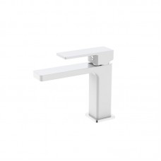 Смеситель для раковины Qtap Gemini QTGEM270CRW45675 Chrome/White