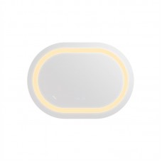 Зеркало Qtap Gemini 650х900 с LED-подсветкой Touch, с антизапотеванием, с диммером, рег. темп. цвета (3000-6500K) Reverse QT2578R6590