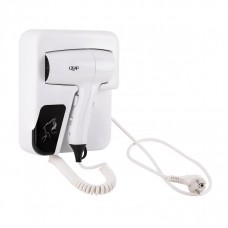 Фен с держателем Qtap Pohodli 1200 Вт QTF1200RNP White (Pobut)