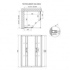 Душевая кабина Qtap Taurus CRM1011SC6 100x100 см, стекло Clear 6 мм, покрытие CalcLess без поддона