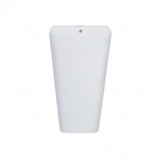 Раковина напольная моноблок Qtap Tern 440х380х830mm White с донным клапаном QT1711G302W