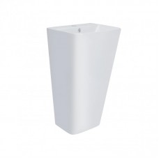 Раковина напольная моноблок Qtap Tern 440х380х830mm White с донным клапаном QT1711G302W