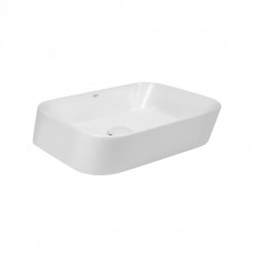 Раковина-чаша Qtap Scorpio 450х390х120 White с донным клапаном QT14112242W