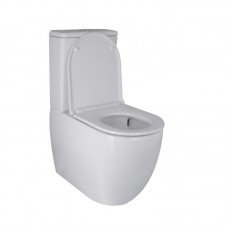 Унитаз-компакт Qtap Robin Ultra Quiet безободковый с сиденьем Soft-close QT13222128AUQ1W