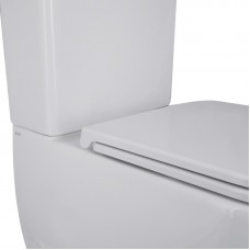 Унитаз-компакт Qtap Robin Ultra Quiet безободковый с сиденьем Soft-close QT13222128AUQ1W