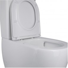 Унитаз-компакт Qtap Robin Ultra Quiet безободковый с сиденьем Soft-close QT13222128AUQ1W