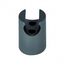 Держатель для ручного душа Qtap Spojeni округлый QT829910842854GRP Graphite