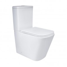 Унитаз напольный Qtap Tern Ultra Quiet безободковый с сиденьем Soft-Close QT17222175AUQ1W White