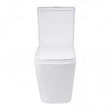 Унитаз напольный Qtap Tern Ultra Quiet безободковый с сиденьем Soft-Close QT17222175AUQ1W White