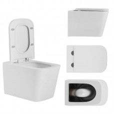 Унитаз подвесной Qtap Tern Ultra Quiet с сиденьем с сиденьем Soft-Close WHITE QT17332303AW