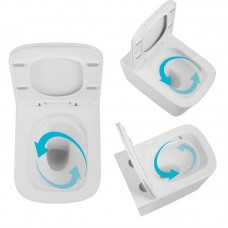 Унитаз подвесной Qtap Tern Ultra Quiet с сиденьем с сиденьем Soft-Close WHITE QT17332303AW