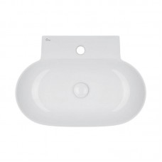 Раковина Qtap Cardinal 565х400х130 White с донным клапаном QT0411K177W