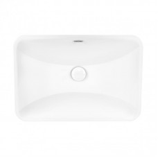 Раковина Qtap Jay 590х400х175 White с донным клапаном QT0711K306W