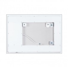 Зеркало Qtap Mideya Quadro 500х700 с LED-подсветкой кнопочный выключатель, Reverse QT20781004W