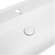 Раковина-чаша Qtap Scorpio 815х410х135 White с донным клапаном QT142203PW