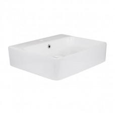 Раковина Qtap Nando 500х420х130 White с донным клапаном QT1211K404AW