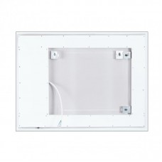 Зеркало Qtap Mideya Quadro 600х800 с LED-подсветкой кнопочный выключатель, Reverse QT207814187080W