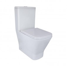 Унитаз-компакт Qtap Cardinal Ultra Quiet безободковый с сиденьем Soft-close QT04222168AUQ3W