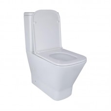 Унитаз-компакт Qtap Cardinal Ultra Quiet безободковый с сиденьем Soft-close QT04222168AUQ3W