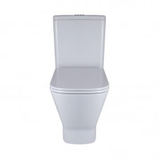 Унитаз-компакт Qtap Cardinal Ultra Quiet безободковый с сиденьем Soft-close QT04222168AUQ3W