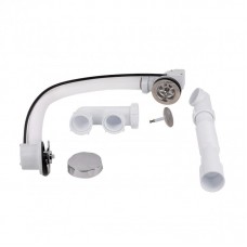 Сифон для ванны Lidz (WHI) 60 03 V002 01 с ревизией (выход 50 мм)